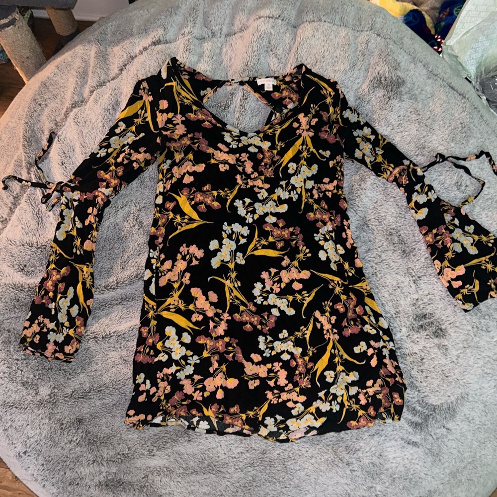 Floral Long Sleeve Dress